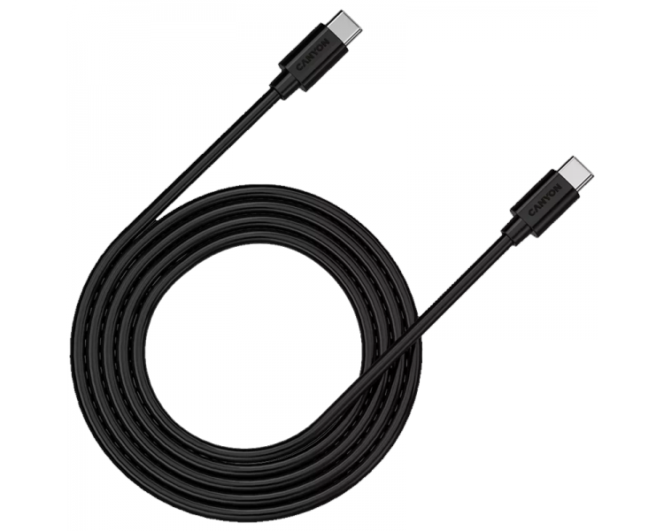 CANYON CABLE C-12 USB-C TO USB-C 100W 2M NEGRO