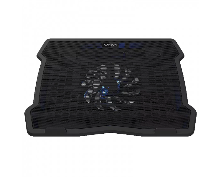 CANYON SOPORTE REFRIGERACION PARA PORTATILES HASTA 15.6" NS02 1VENTILADOR 2USB LED NEGRO