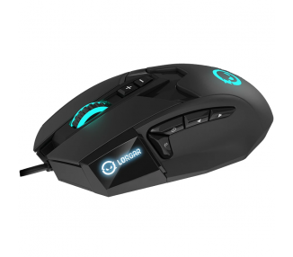 LORGAR RATON GAMING STRICTER 579 RGB 9 BOTONES NEGRO