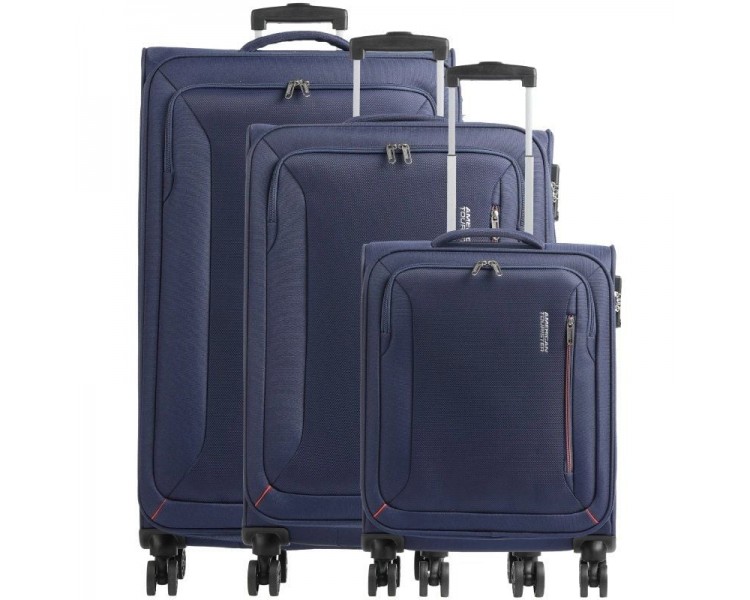 ph2AMERICAN TOURISTER Hyperspeednbsp h2pJuego de maletas 4 ruedas navy 80 ppullibSet b lili46 x 80 x 35 cm 36 kg 108 L lili43 x