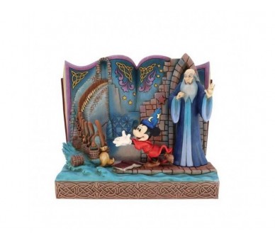 Figura Decorativa Enesco Disney Mickey Mouse Libro De Cuento