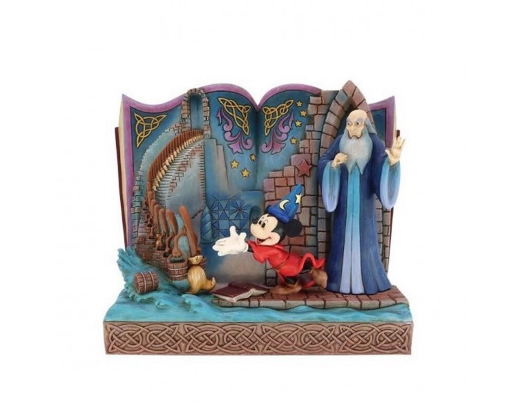 Figura Decorativa Enesco Disney Mickey Mouse Libro De Cuento