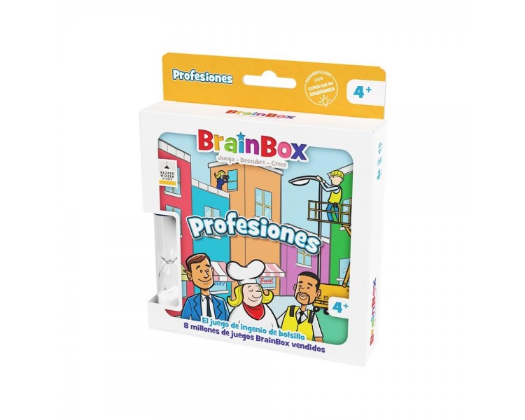 Juego mesa brainbox pocket profesiones edad