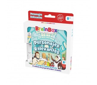 Juego mesa brainbox pocket personajes relevantes