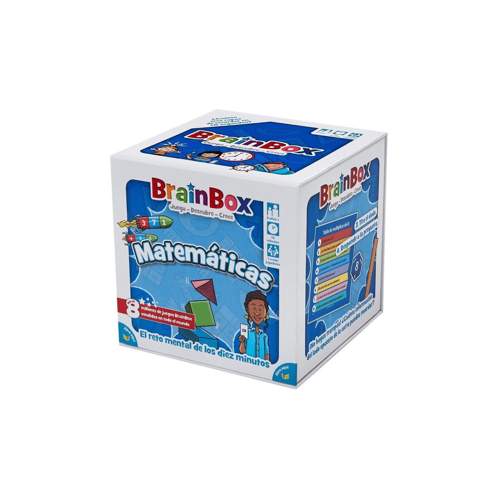 Juego mesa brainbox matematicas edad recomendada