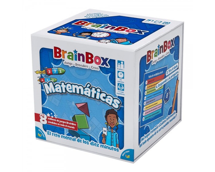 Juego mesa brainbox matematicas edad recomendada