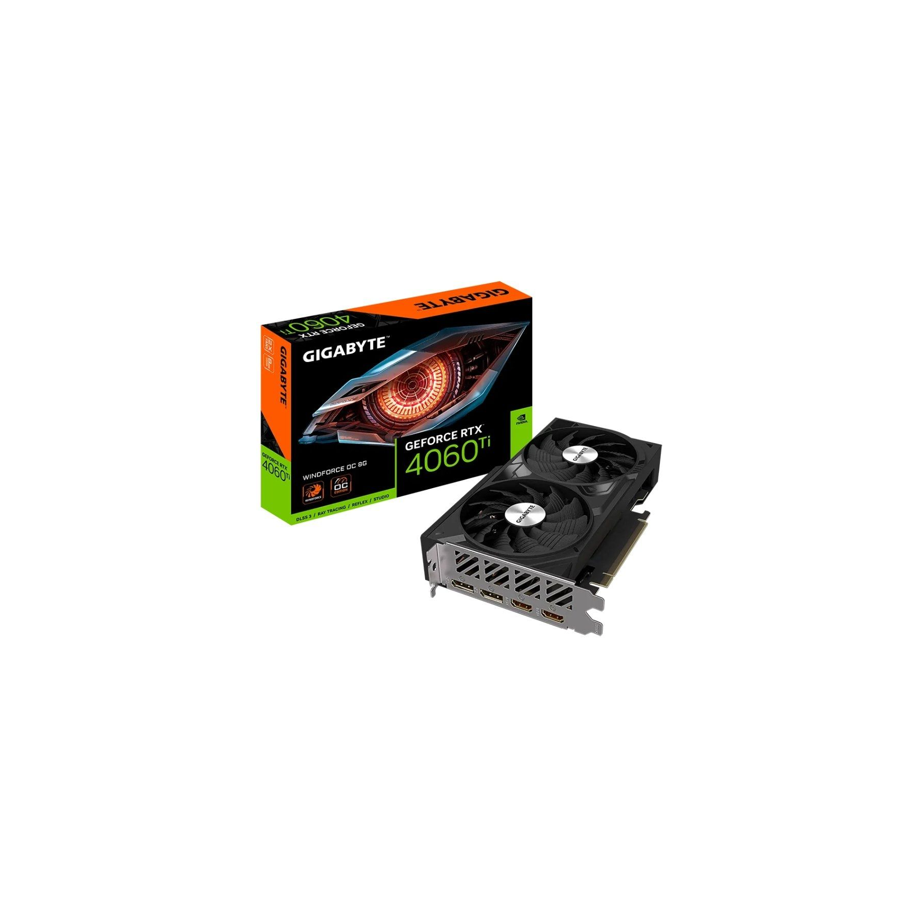 h2GeForce RTX8482 4060 Ti WINDFORCE OC 8G h2divulliCon tecnologia NVIDIA DLSS 3 arco ultraeficiente de Ada Lovelace y trazado d