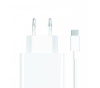 CARGADOR DE PARED XIAOMI TIPO A 67W CABLE WHITE