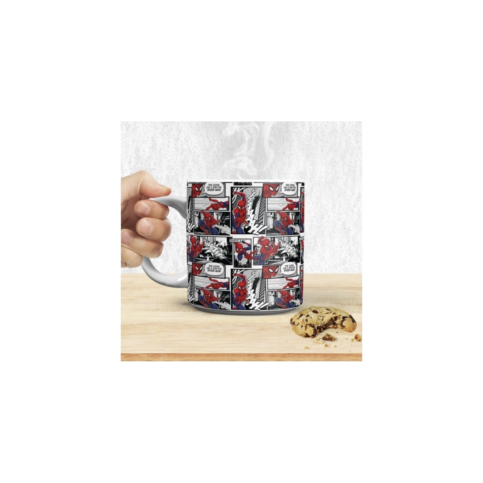 Taza xl paladone spider man pagina comic