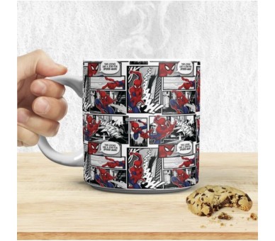 Taza xl paladone spider man pagina comic