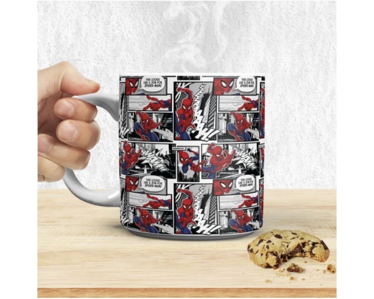 Taza xl paladone spider man pagina comic