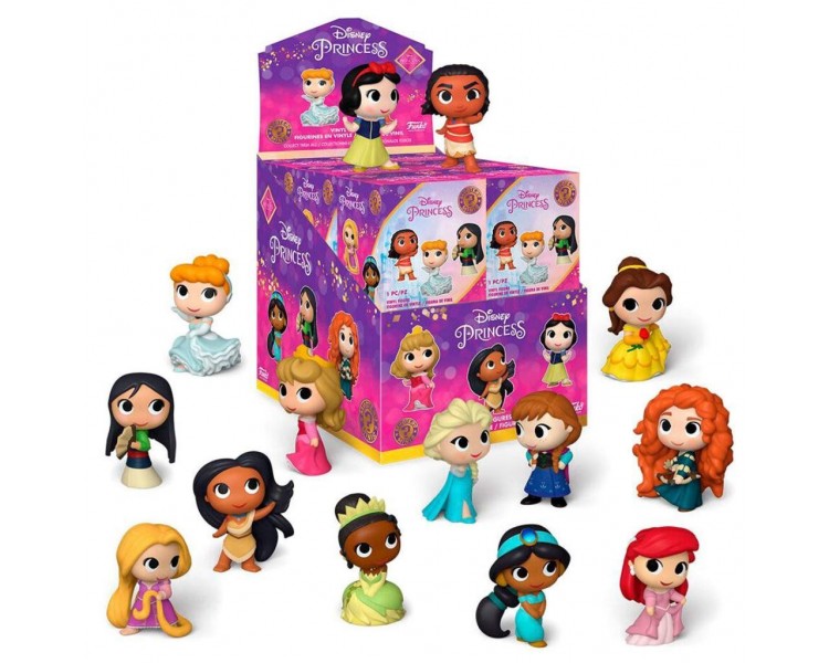 Figura Mystery Minis Disney Ultimate Princess 12 Unidades