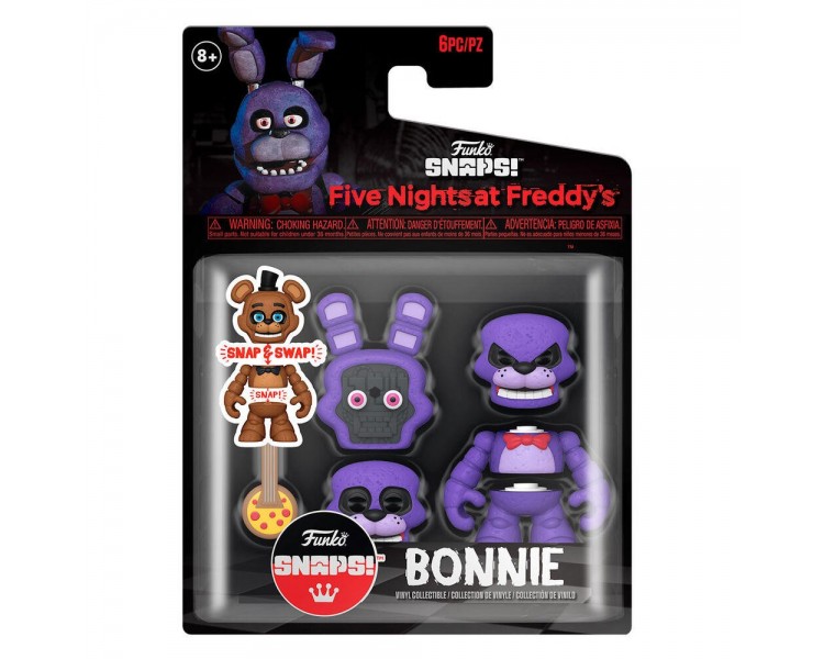 Figura Snaps! Five Nights At Freddys Bonnie 6 Unidades