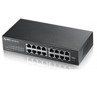 SWITCH ZYXEL GS1100 16 V3 16 PORT GIG NO GESTIONADO