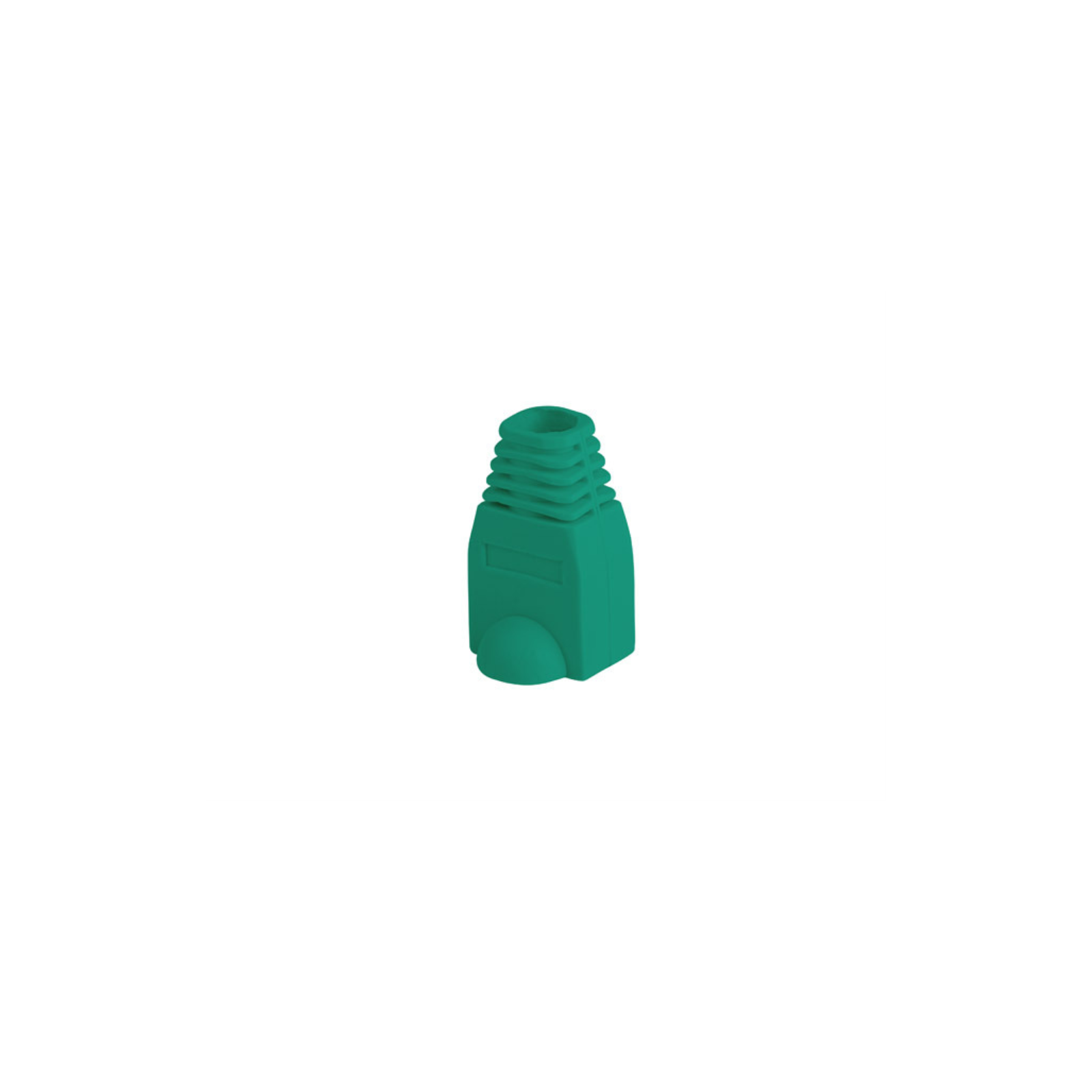 FUNDA PROTECTOR LANBERG CONECTOR RJ45 PACK 100 UDS VERDE