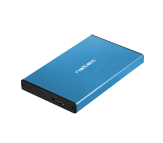 CAJA EXTERNA NATEC RHINO GO DISCO DURO 25 USB 30 SATA AZUL