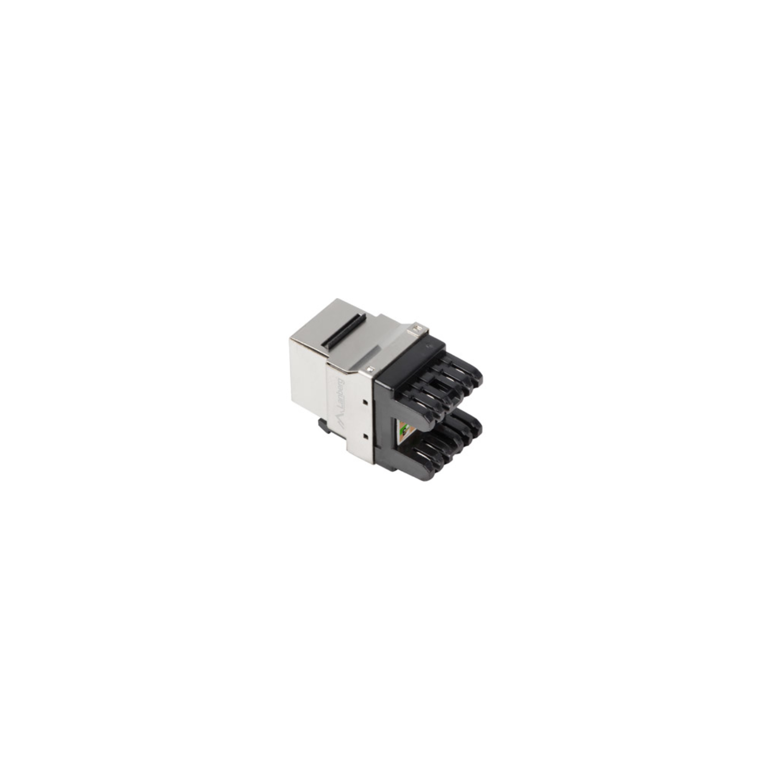 CONECTOR KEYSTONE LANBERG CAT6 FTP RJ45 180 GRADOS