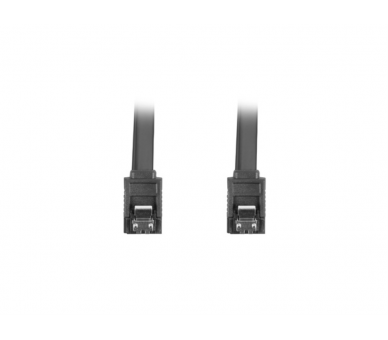 CABLE SATA III LANBERG 6GB S HEMBRA HEMBRA CLIP METAL 30CM NEGRO