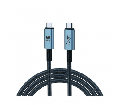 ph2WOXTER CABLE TYPE C PD31 240W 40GBPS 2M h2ul libEspecificaciones b liliCable de carga y datos transmision de alta velocidad 