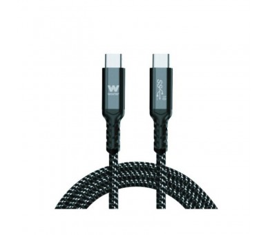 ph2WOXTER CABLE TYPE C 100W DISPLAY 2M USB31 C h2ul libEspecificaciones b liliCable de pantalla carga y datos transmision de al