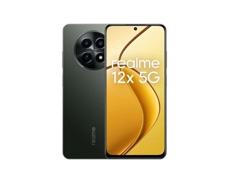 Smartphone Realme 12X 8Gb/ 256Gb/ 6.6"/ 5G/ Negro Brillante