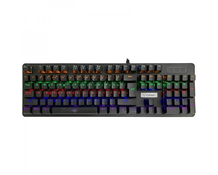 pNuevo teclado mecanico para GAMERS de Woxter Stinger su rompedor diseno su espectacular iluminacion con efectos su estructura 