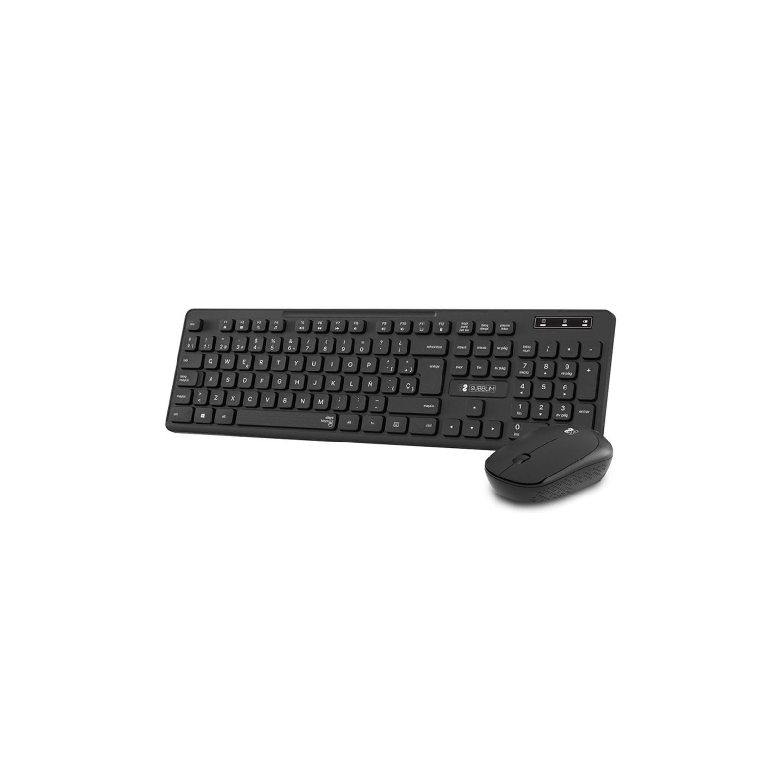 Teclado raton subblim subkbc cssw10 inalambrico