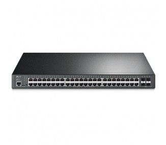 h2Switch administrado JetStream de 52 puertos Gigabit L2 con 48 puertos PoE h2divpulliPresupuesto PoE de 384 W 48 puertos PoE c