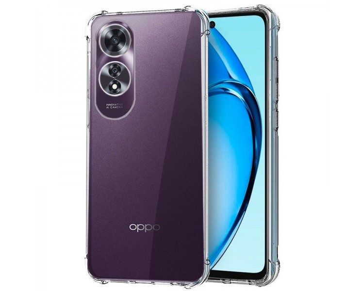 COOL CARCASA PARA OPPO A60 ANTISHOCK TRANSPARENTE