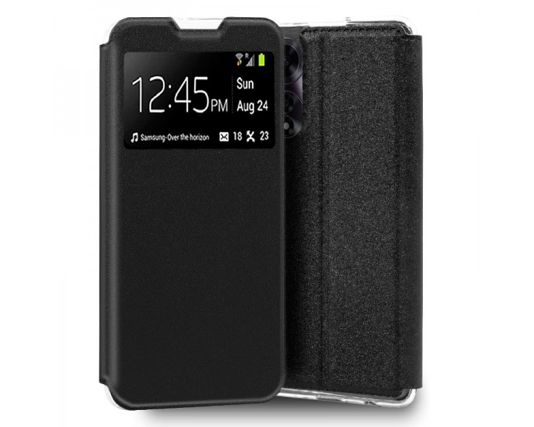 COOL FUNDA FLIP COVER PARA OPPO A60 (NEGRO)