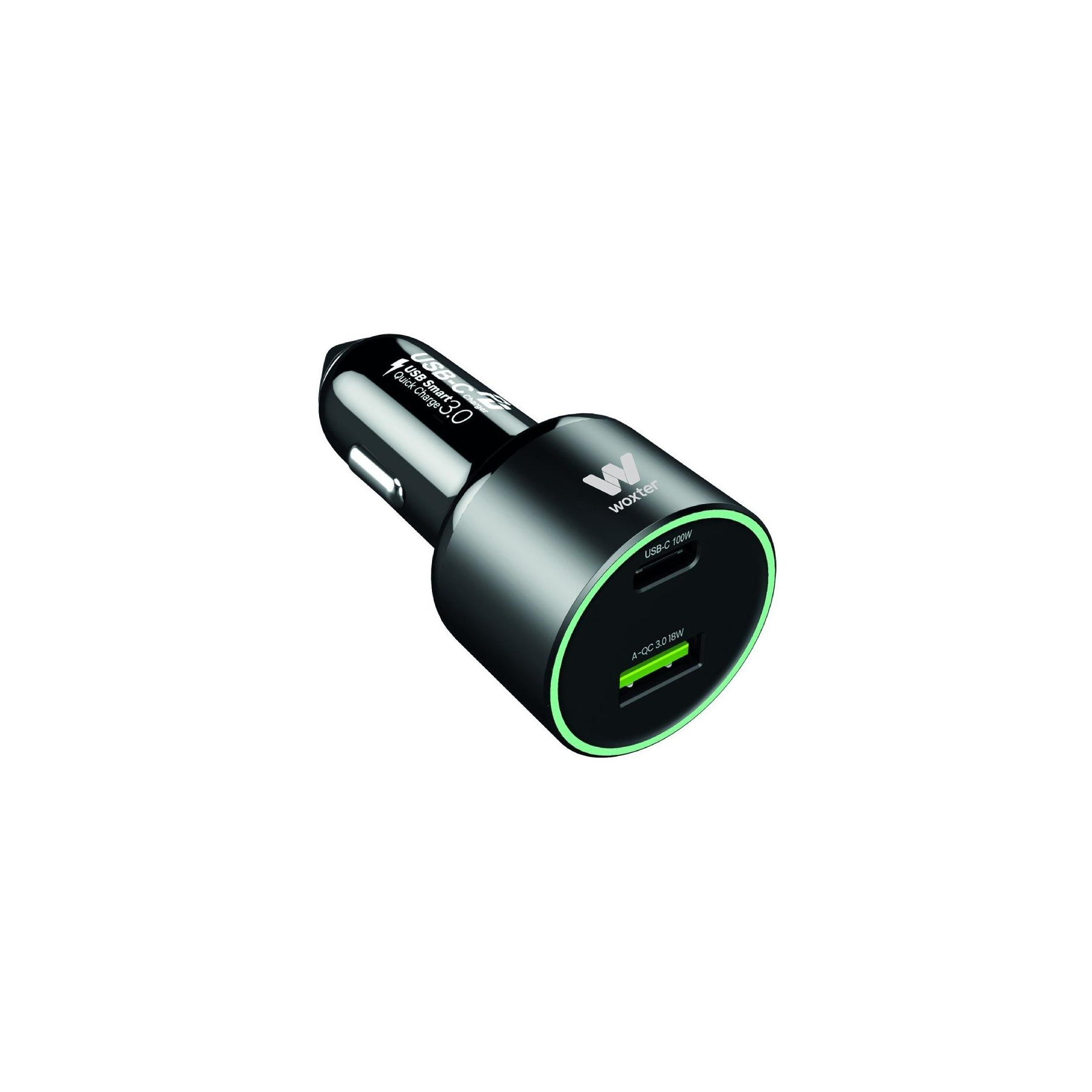 h2WOXTER 100W CAR CHARGER 2PORT USBATIPOC h2divpCargador Rapido para coche 1 Toma USB C USB A ppPuedes cargar un dispositivo US