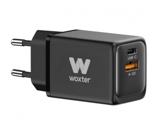 h2WOXTER 48W 2PORT PDQC CABLE C Cargador Rapido GaN h2divpCargador Rapido de 48W GaN 1 Toma USB C USB A ppPuedes cargar un disp