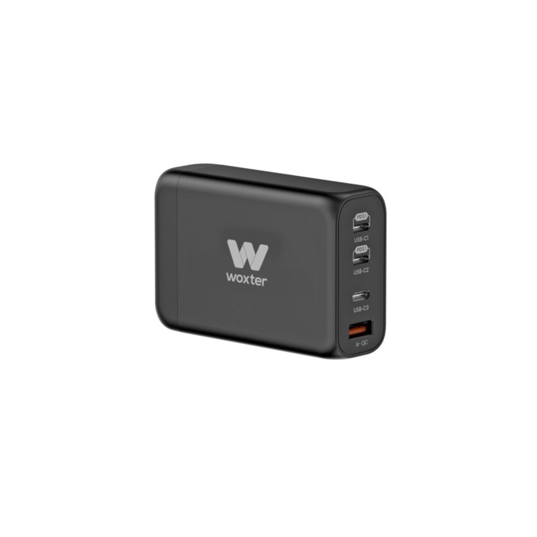 h2WOXTER 140W 4PORT 1USBA3C 5A CABLE C h2divpCargador Rapido 140W GaN 3 Tomas USB C USB A ppPuedes cargar tres dispositivo USB 