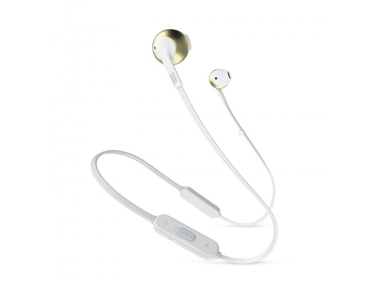 Auriculares Jbl T205Bt Blanco Cromo