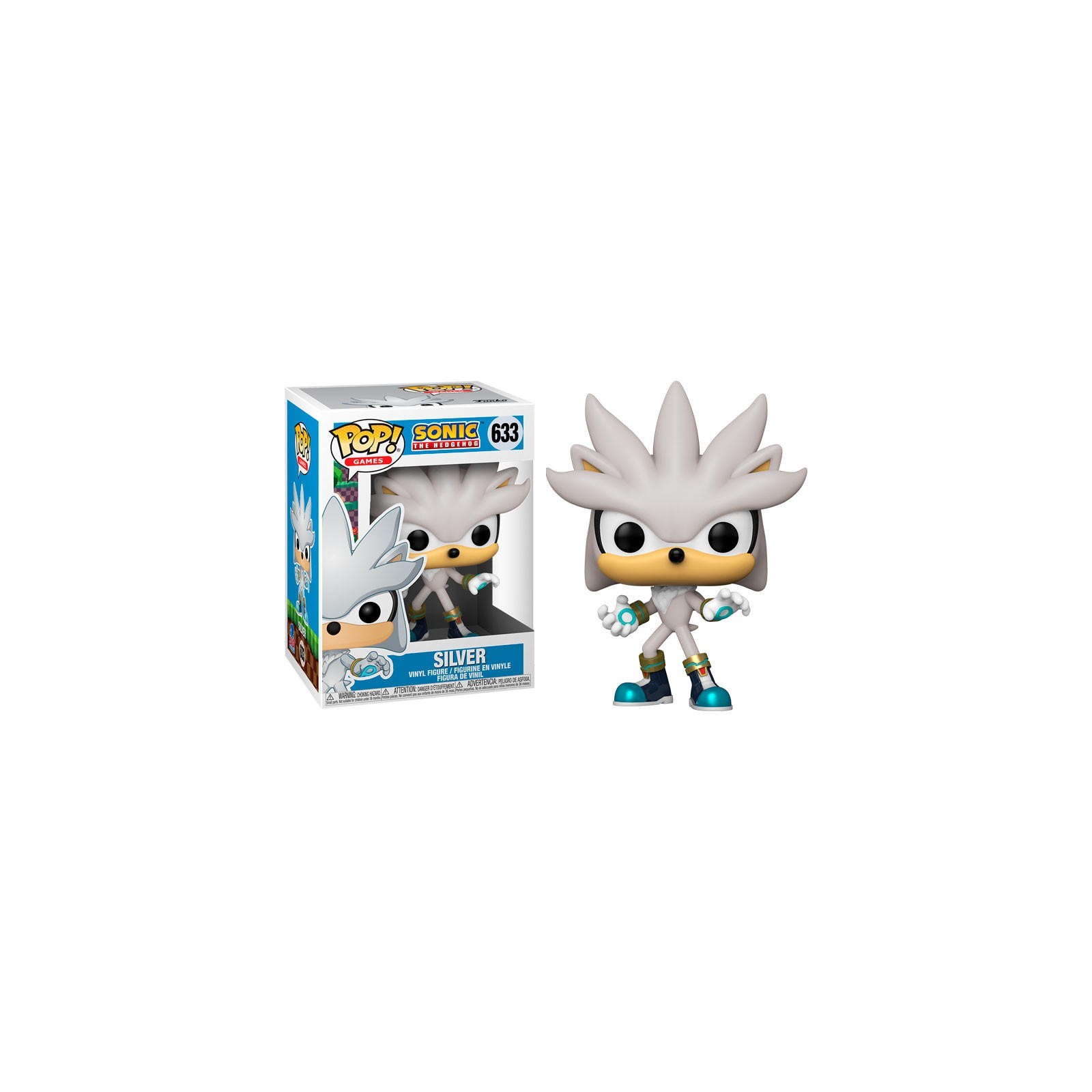 Figura Pop Sonic 30Th Anniversary Silver The Hedgehog