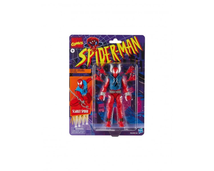 Figura hasbro marvel comics spider man scarlet