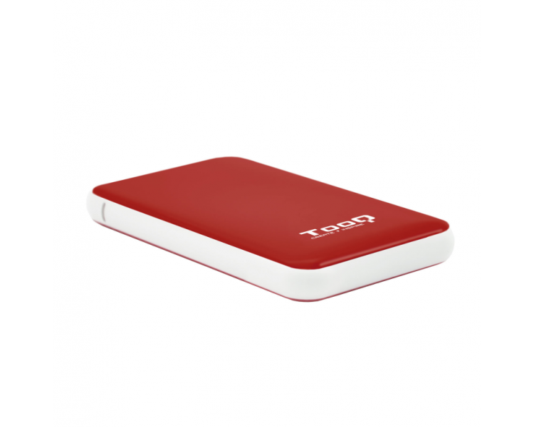 CAJA EXTERNA TQE 2528R 25 95 MM SATA USB 31 GEN1 ROJA