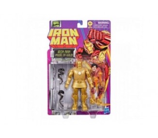 Figura Iron Man Model 01-Gold Iron Man Marvel 15Cm