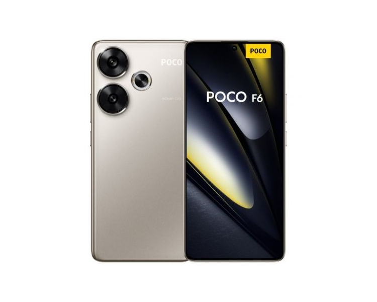 Smartphone Xiaomi Poco F6 8Gb/ 256Gb/ 6.67"/ 5G/ Titanio