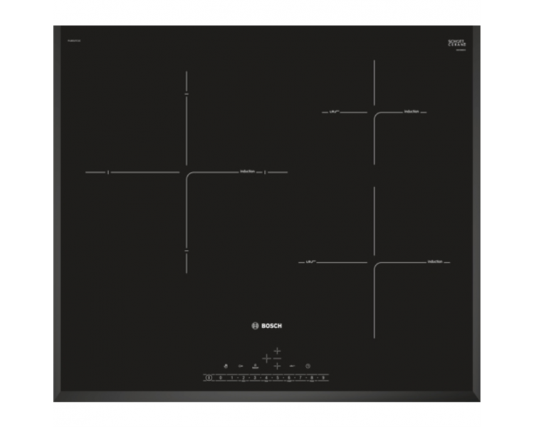 PLACA INDUCCION 592CM BOSCH PIJ651FC1E CON 3 ZONAS DE COCCI