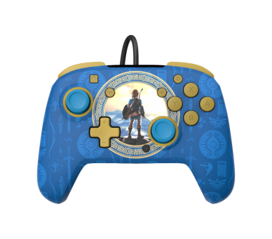 PDP Rematch Wired controller - Zelda Hyrule Blue