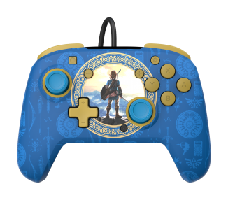 PDP Rematch Wired controller - Zelda Hyrule Blue