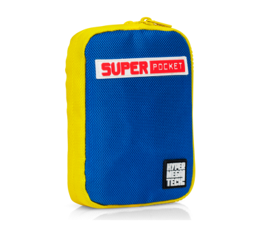 Blaze Evercade Hmt Super Pocket Fabric Case - Blue/Yellow