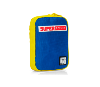 Blaze Evercade Hmt Super Pocket Fabric Case - Blue/Yellow