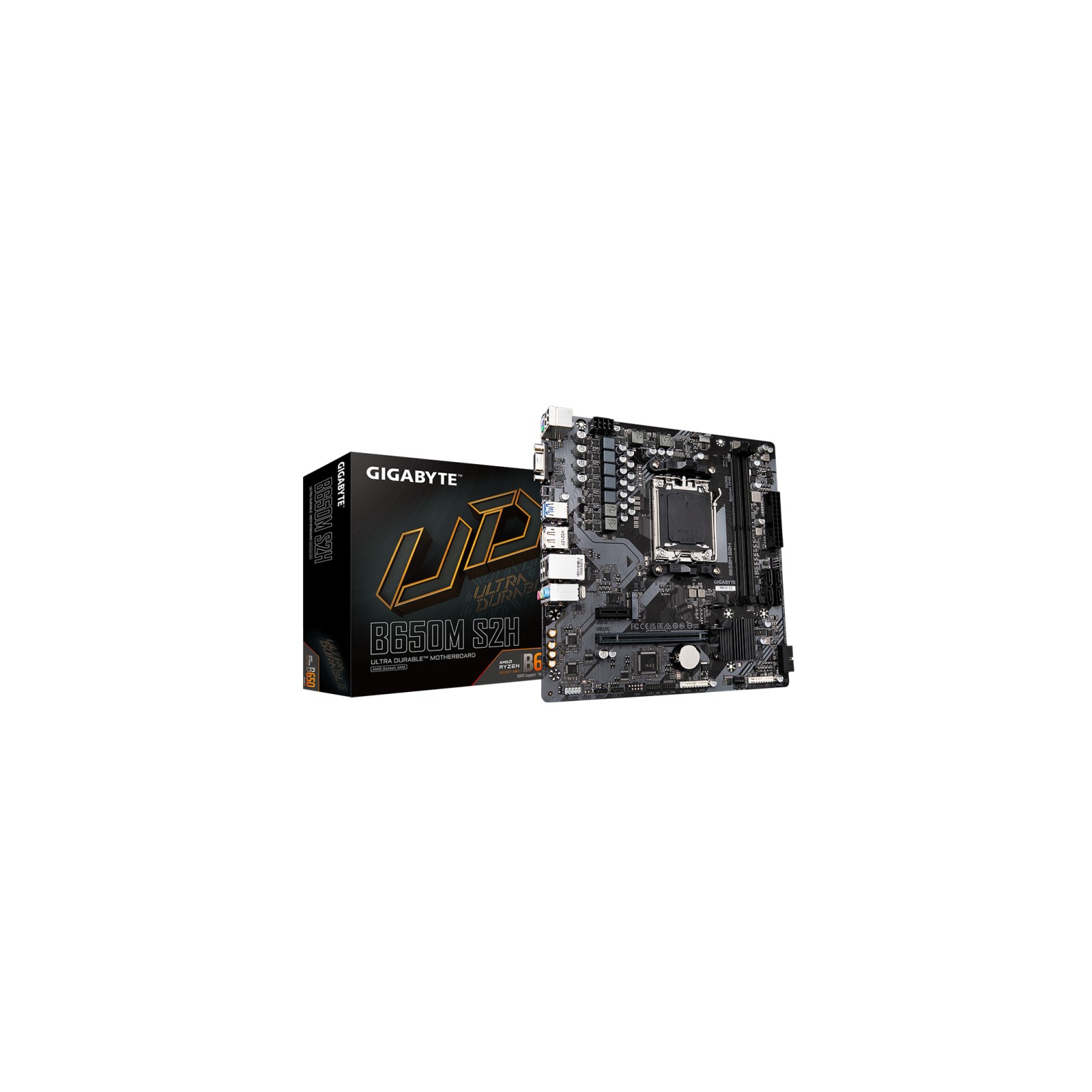 PLACA BASE GIGABYTE B650M S2H 11 AM5 MATX 2XDDR5