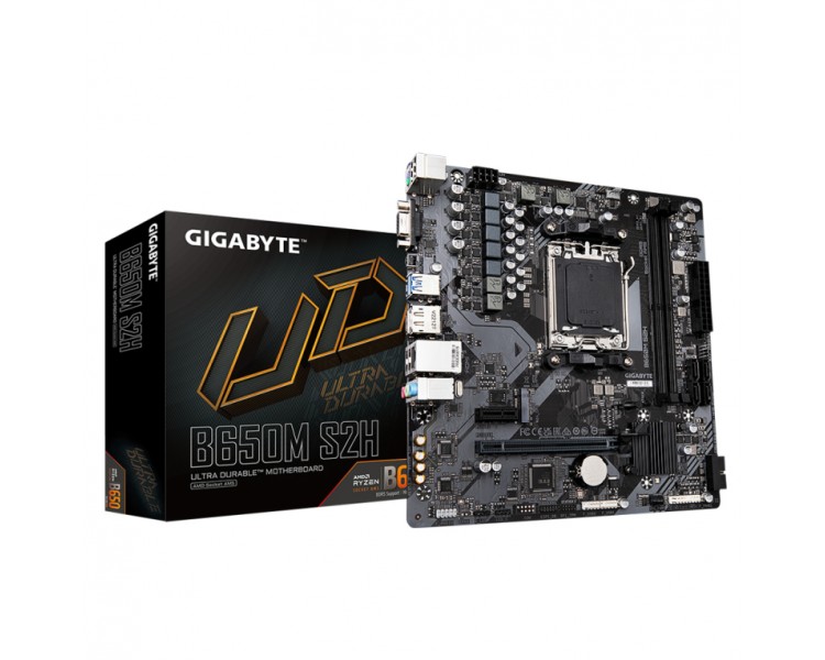 PLACA BASE GIGABYTE B650M S2H 11 AM5 MATX 2XDDR5