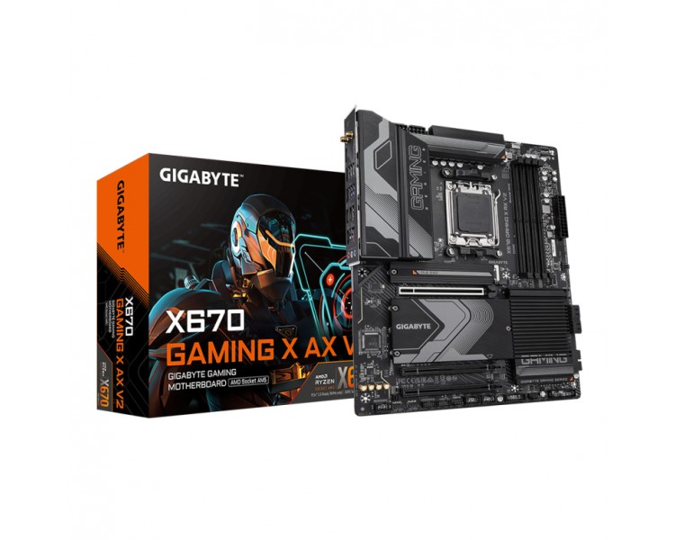 PLACA BASE GIGABYTE X670 GAMING X AX V2 AM5 ATX 4XDDR5