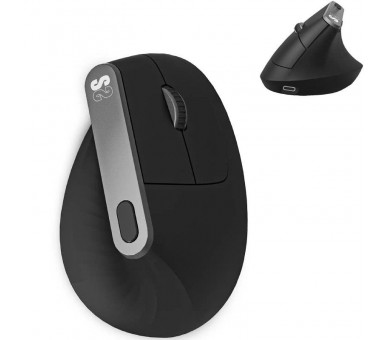 h2NATURE VERTICAL ERGO DUAL MOUSE BATTERY BLACK h2pAqui tienes uno de los ratones mas completos del mercado dual para conectarl