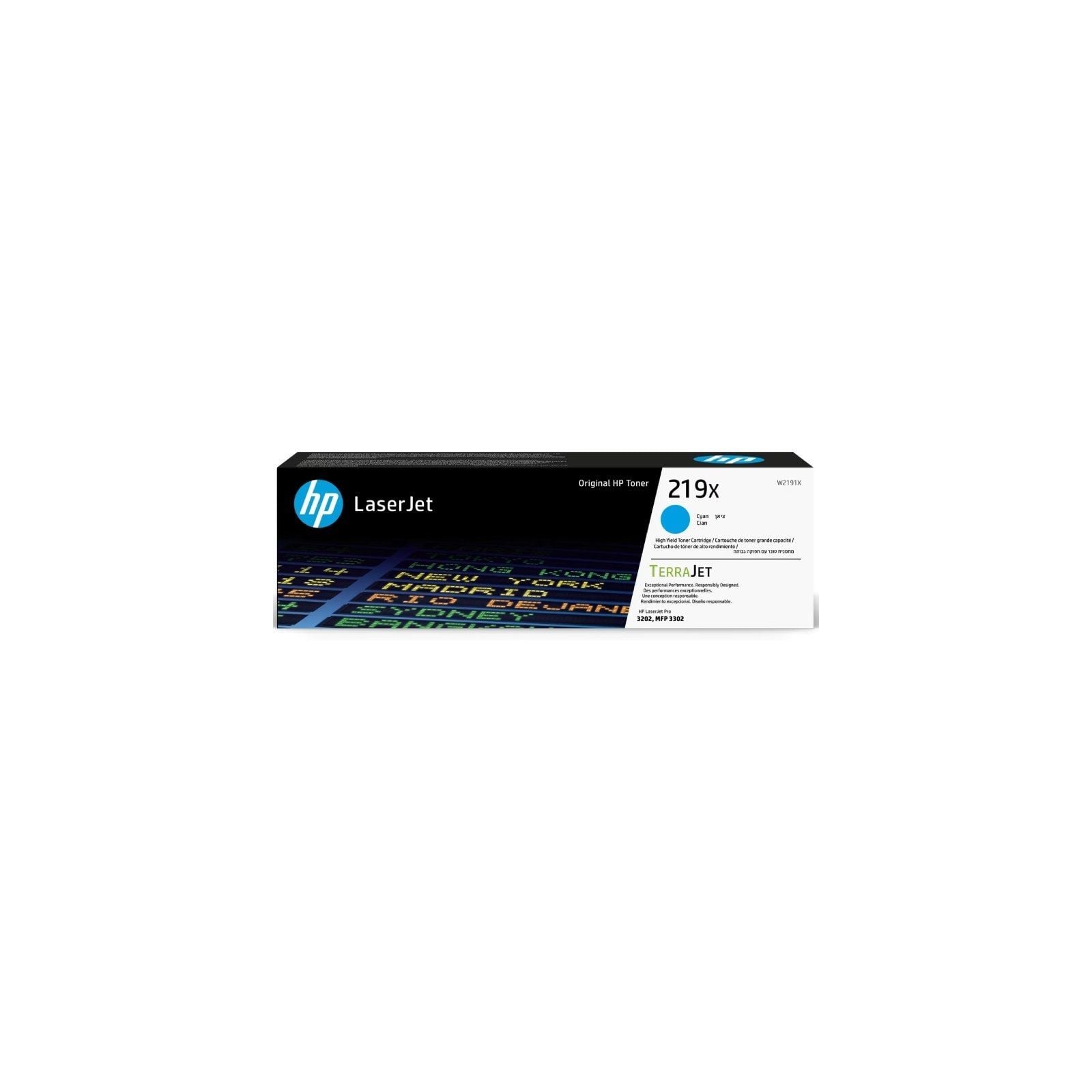 p ph2Cartucho de Toner Original HP LaserJet 219X de alta capacidad cian h2pLos cartuchos de toner HP TerraJet se han disenado p