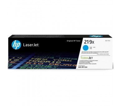 p ph2Cartucho de Toner Original HP LaserJet 219X de alta capacidad cian h2pLos cartuchos de toner HP TerraJet se han disenado p